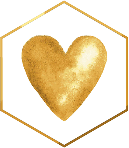 Heart-in-Hex-White